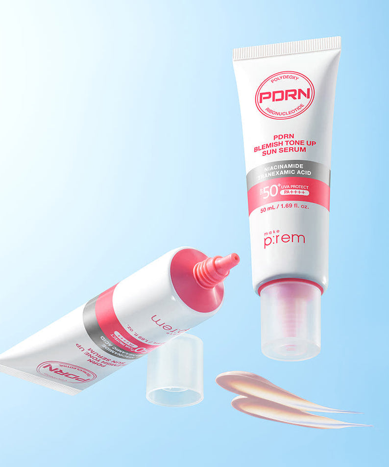 Make P:Rem Pdrn Blemish Tone-Up Sun Serum Spf 50+ Pa++++ 50ml