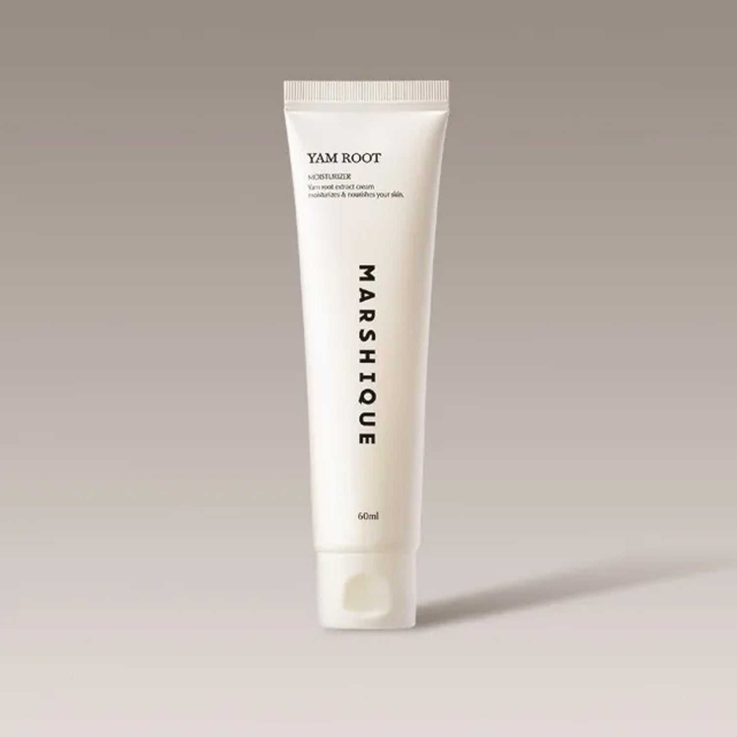 MARSHIQUE Yam Moisture Nourishing Cream 60ml tube on a neutral background