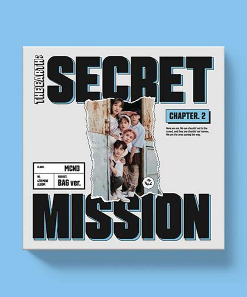 MCND - [THE EARTH : SECRET MISSION Chapter.2] (4TH )(BAG ver | Kool Seoul - Buy Kpop Albums Online
