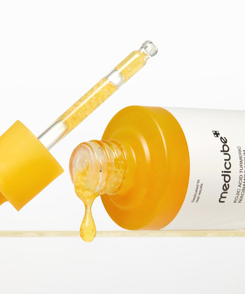 MEDICUBE Kojic Acid Turmeric Vita Serum 30ml bottle with dropper
