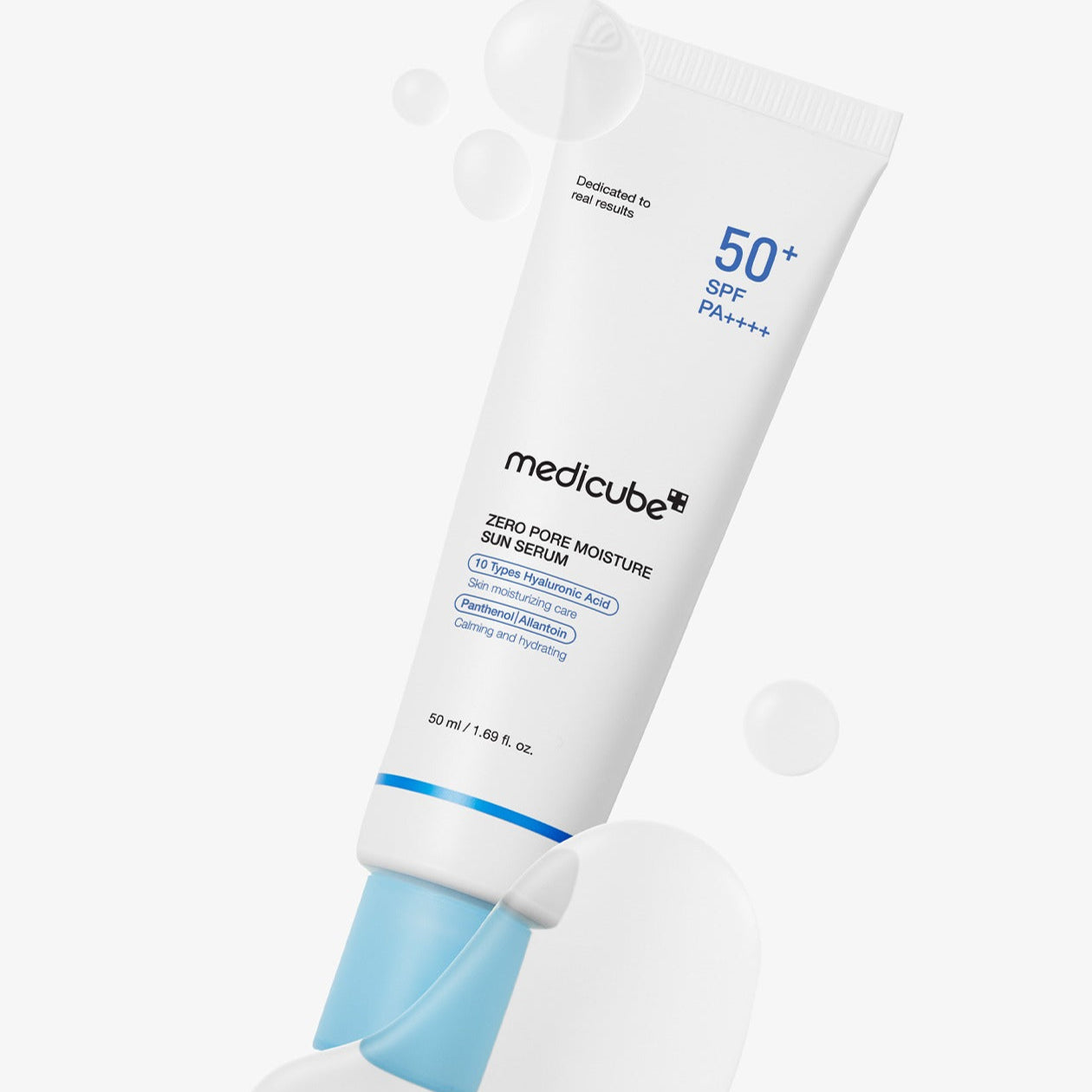 MEDICUBE Zero Pore Moisture Sun Serum 50ml with SPF 50+ for pore care and sun protection