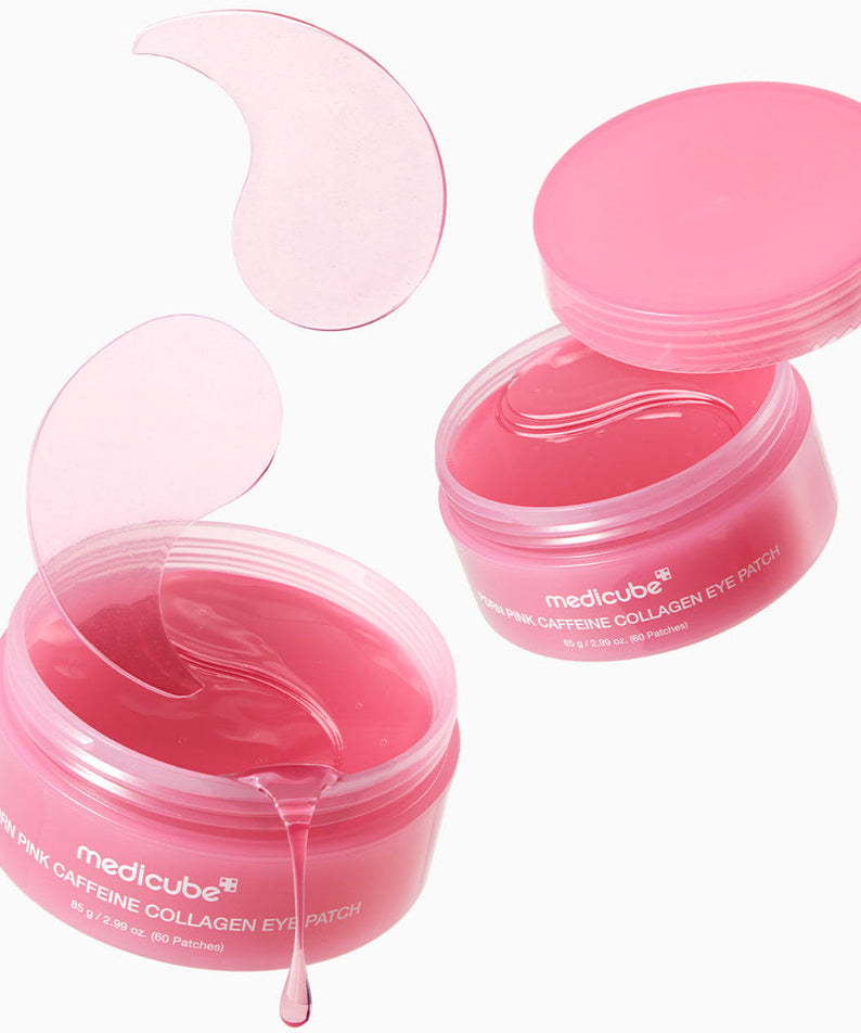 Medicube Pdrn Pink Caffeine Collagen Eye Patch 60ea