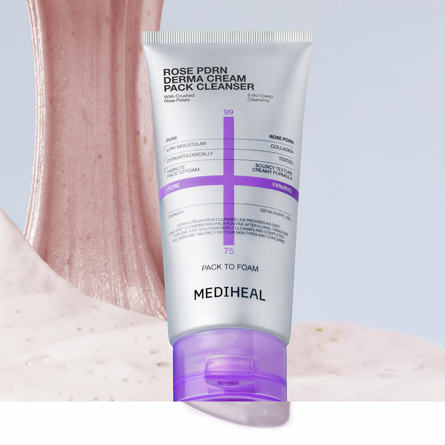 メディヒール ローズ PDRN ダーマクリームパック クレンザー 120ml