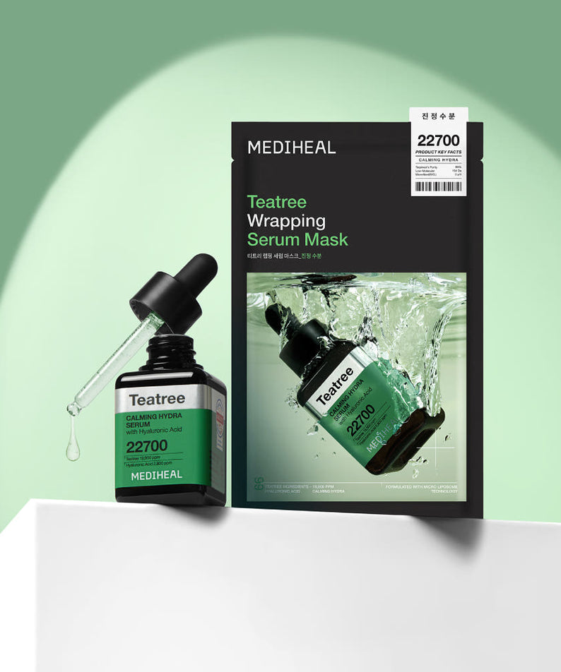 Mediheal Wrapping Serum Mask Tea Tree 10 Sheets