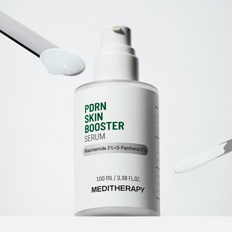 MEDITHERAPY PDRN Skin Booster Serum 100ml with niacinamide and D-panthenol.