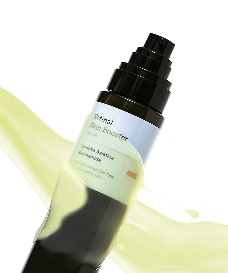 MEDITHERAPY Retinal Skin Booster Serum 150ml in black bottle with cream swirls