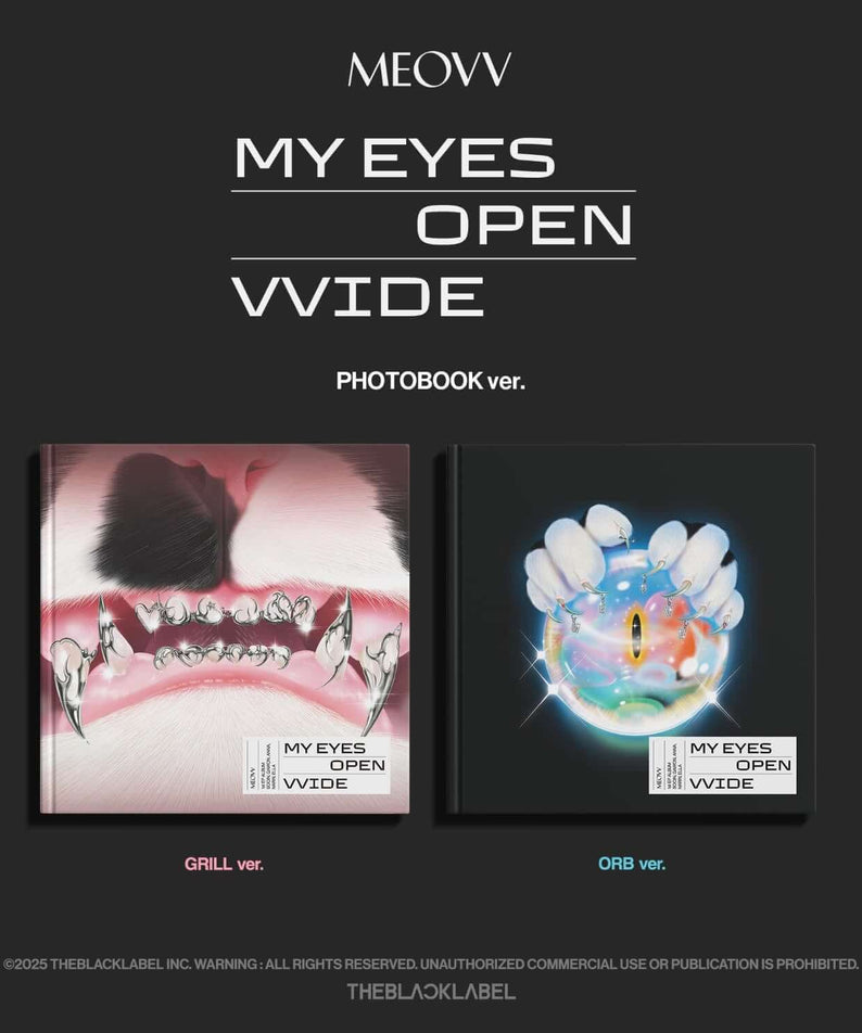 MEOVV - 1st EP ALBUM [MY EYES OPEN VVIDE] (PHOTOBOOK ver.) ( | Kool Seoul - Buy Kpop Albums Online