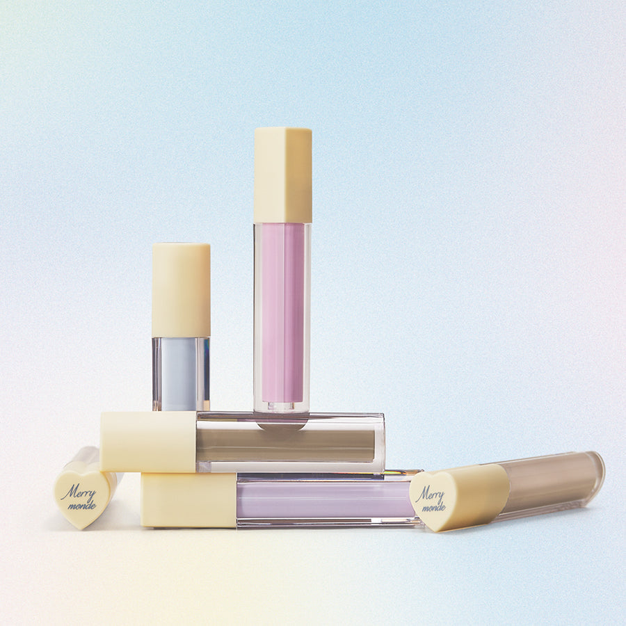 MERRYMONDE Merry Everyday Color Correcting Concealer tubes displayed on pastel background