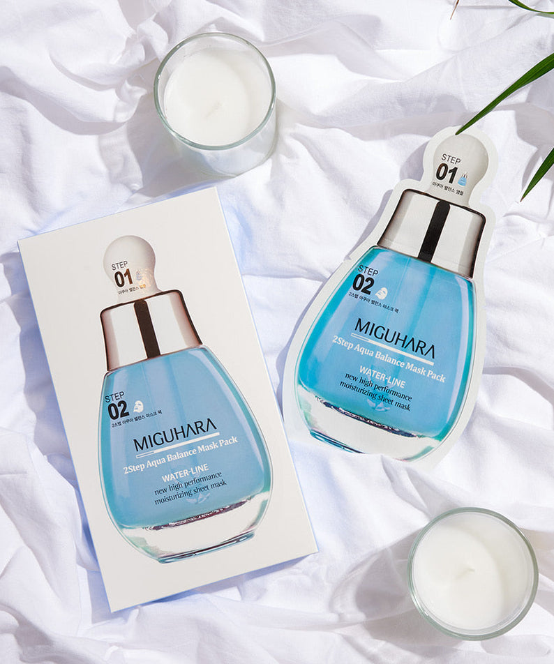 MIGUHARA 2Step Aqua Balance Mask | Kool Seoul