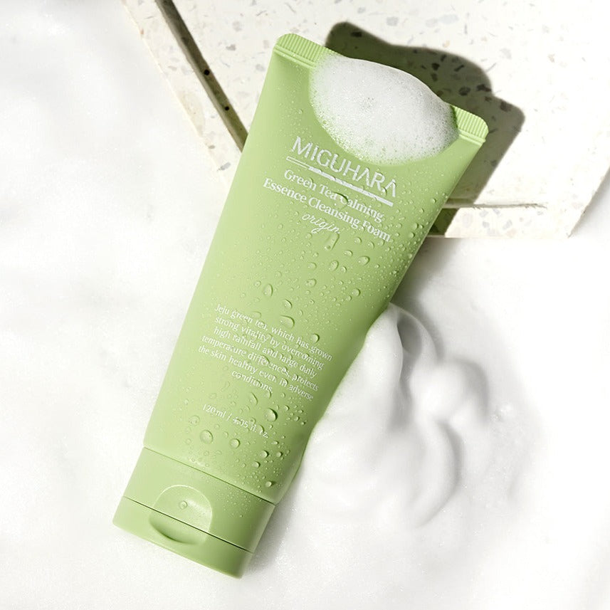 Miguhara Green Tea Calming Essence Cleansing Foam Origin 120ml