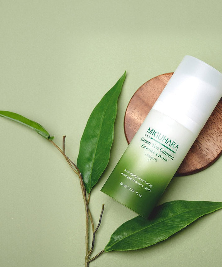 MIGUHARA Green Tea Calming Essence Cream Origin 80ml | Kool Seoul