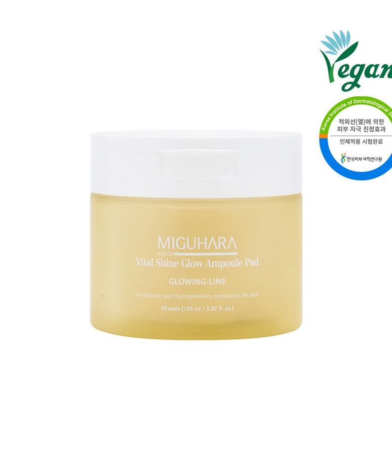 Miguhara Vital Shine Glow Ampoule Pad 70p 150ml