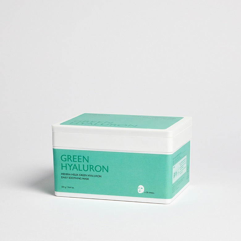 MILK TOUCH Western Pine Green Hyalueonic Daily Soothing Mask in packaging