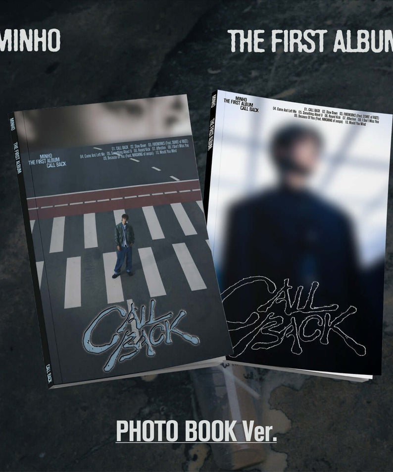 MINHO - 1st Album [CALL BACK] (Photo Book Ver.) (Random 1 of | Kool Seoul - Buy Kpop Albums Online