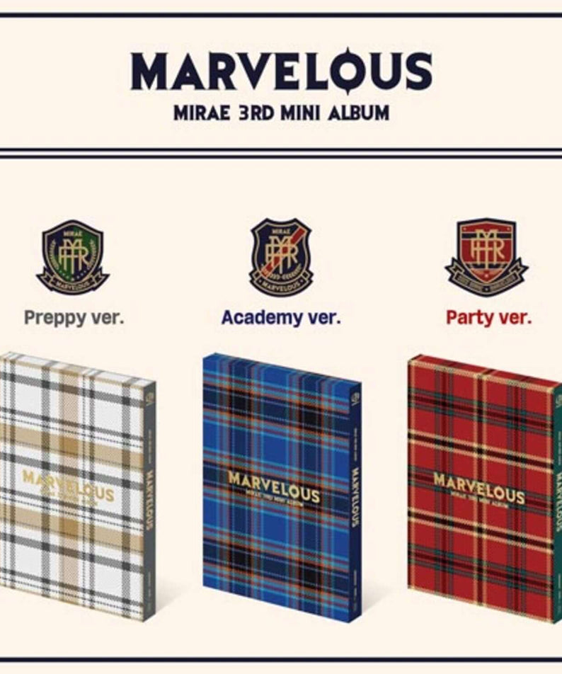 MIRAE - 3rd Mini Album [Marvelous] (SET) - Kpop Album | Kool Seoul - Buy Kpop Albums Online