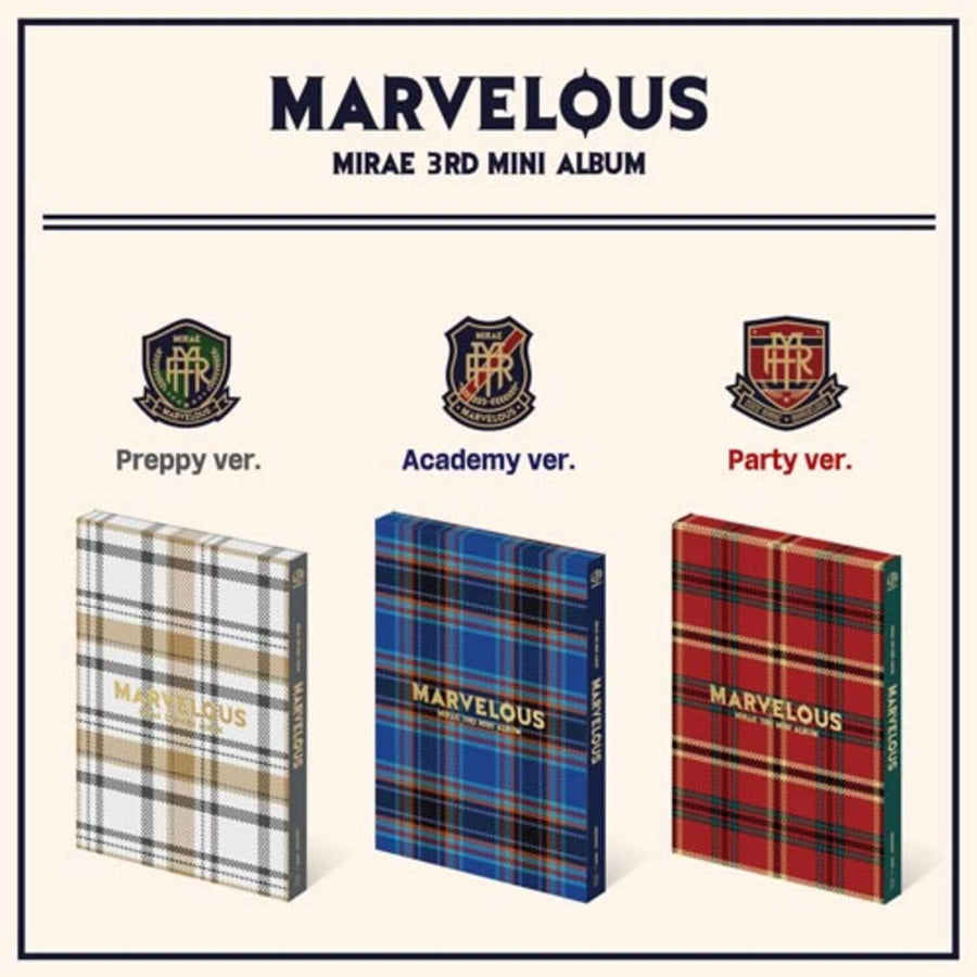 Mirae - 3rd Mini Album [Marvelous] (Set) - Kpop Album