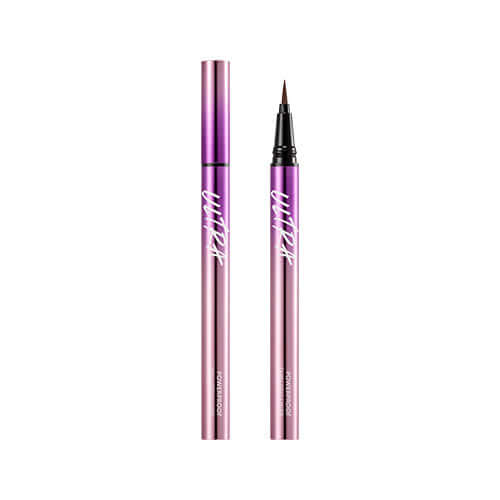 MISSHA Ultra Powerproof Thin Pen Liner in pink packaging, showcasing fine tip for precise application