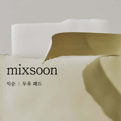 MIXSOON Soybean Milk Pad packaging with visible product texture.