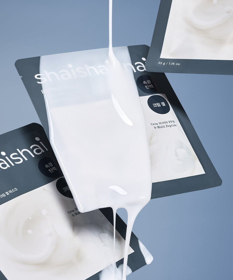 Shaishaishai Repair Milky Urea Cream Gel Mask 33gx1sheet