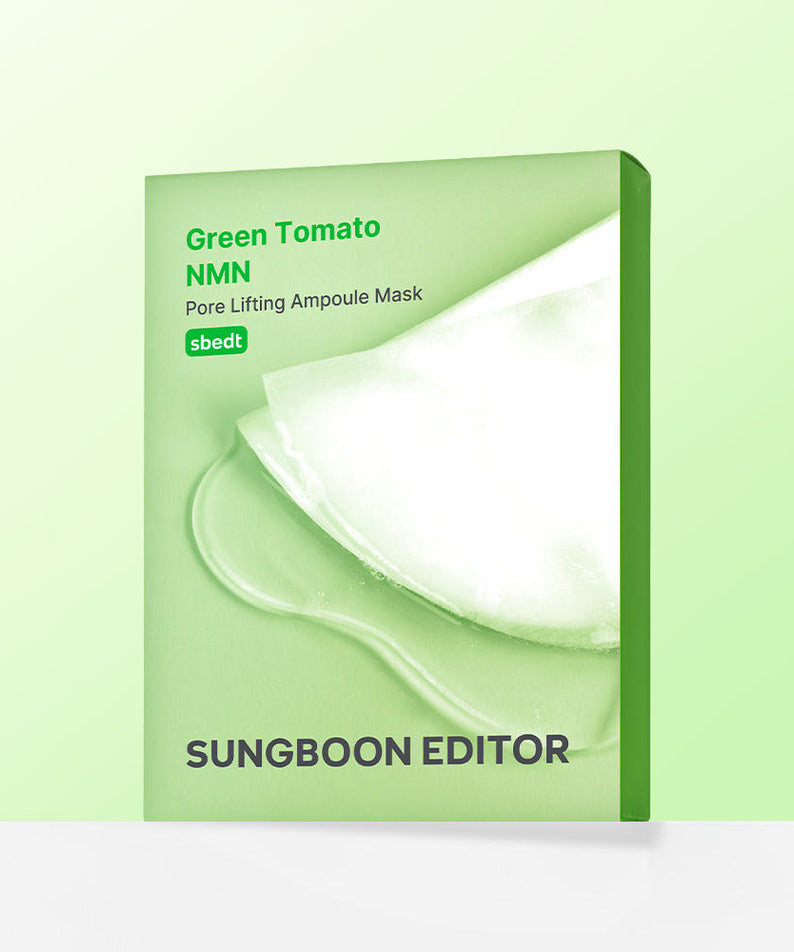 Sungboon Editor Green Tomato Nmn Pore Lifting Ampoule Mask