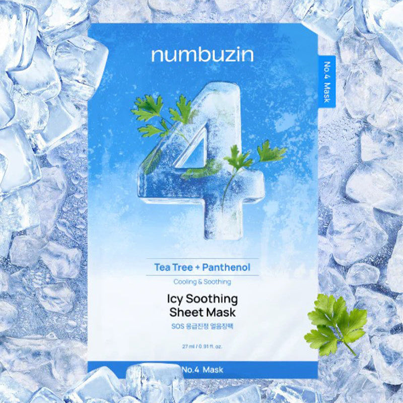 Numbuzin No.4 Icy Soothing Sheet Mask 27ml