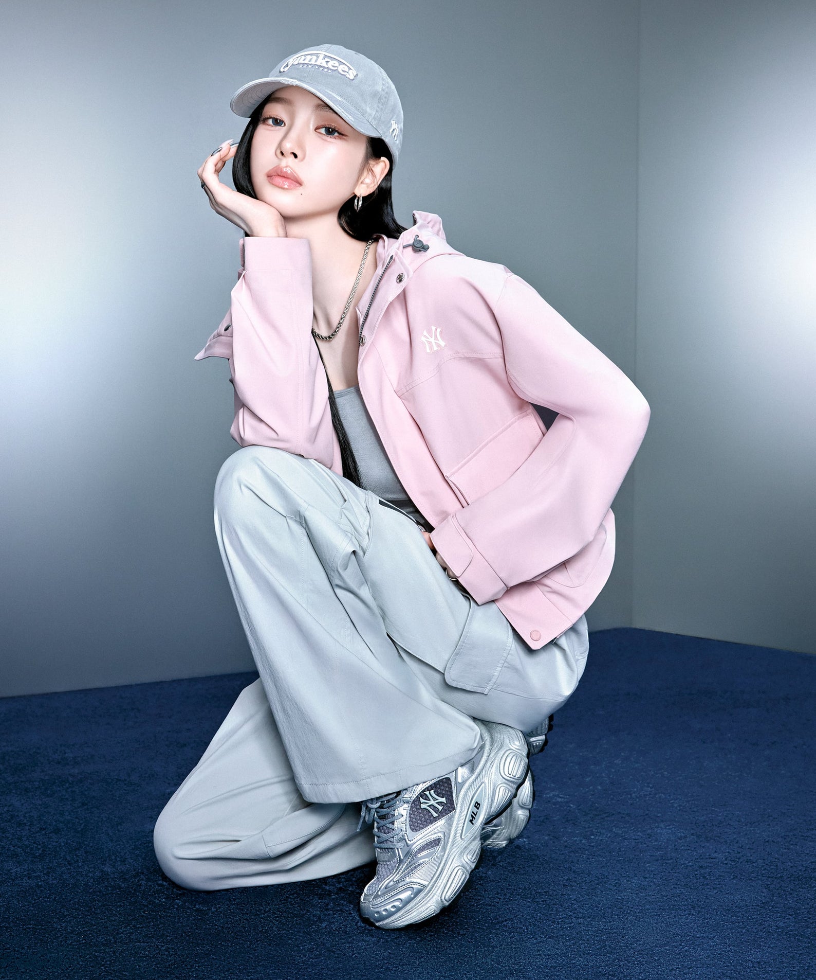 Winner Chunky SV New York Yankees SILVER K-fashion