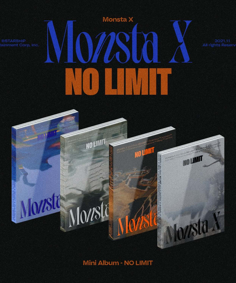 MONSTA X - 10th Album [NO LIMIT] (4 Random) - Kpop Album | Kool Seoul - Buy Kpop Albums Online