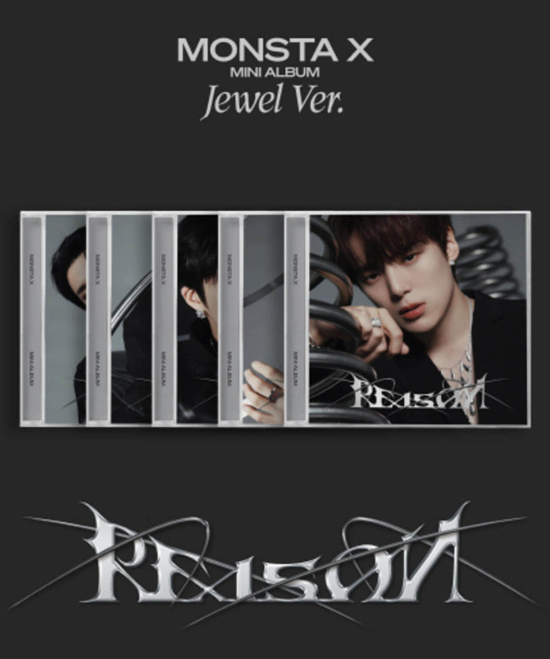 MONSTA X - 12th Album [REASON] (Jewel ver.) (Random 1 of 5)  | Kool Seoul - Buy Kpop Albums Online