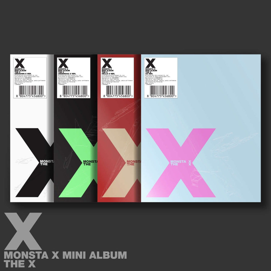 MONSTA X - 13th アルバム [THE X] (UNKNOWN X VER. / UNDERDOG X VER. / HELLO X VER. / XX VER.) (ランダム1枚/全4種)