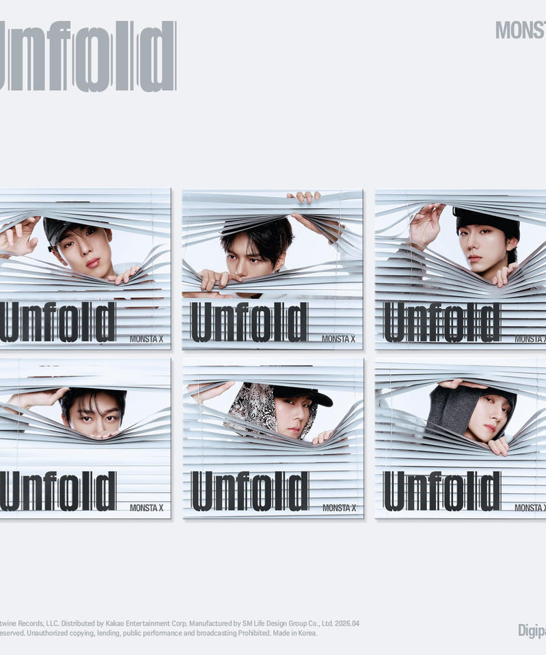 MONSTA X - [Unfold] (DIGIPACK VER.) (6 Random) - Kpop Album | Kool Seoul - Buy Kpop Albums Online