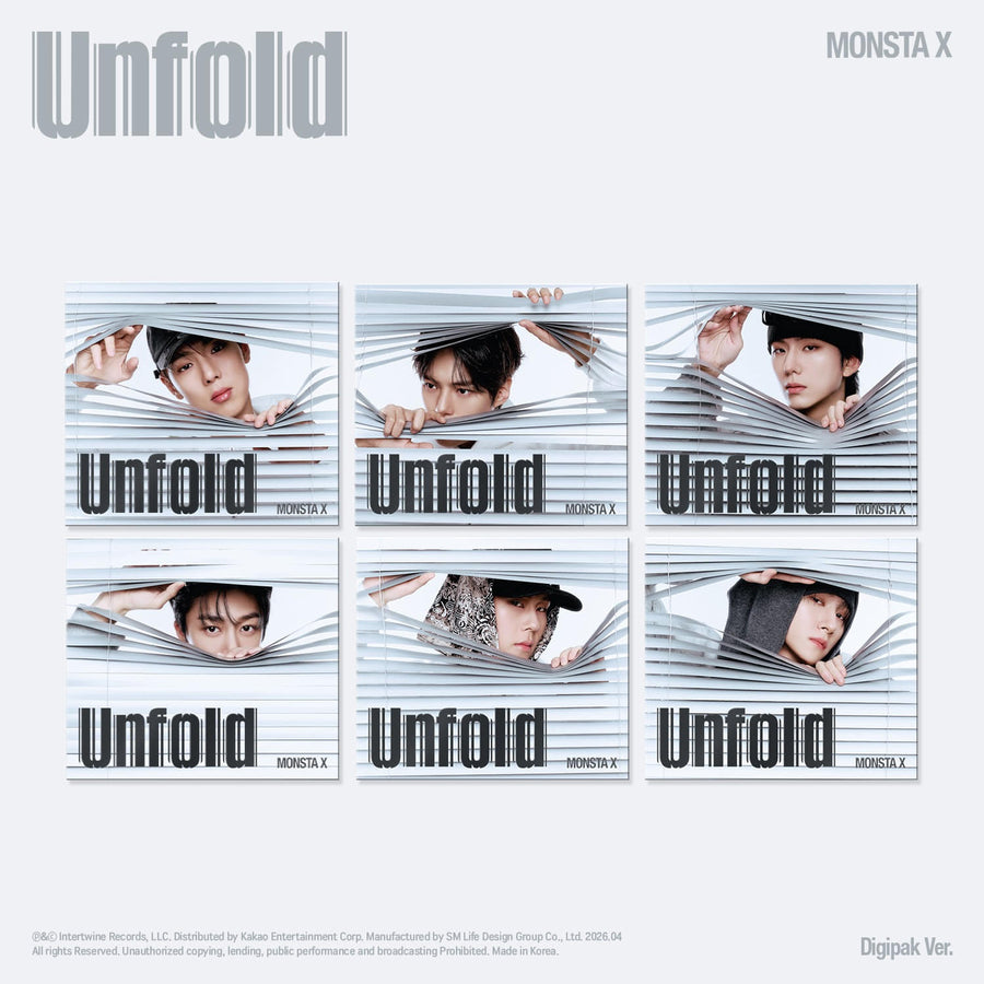 Monsta X - [Unfold] (Digipack Ver.) (6 Random) - Kpop Album