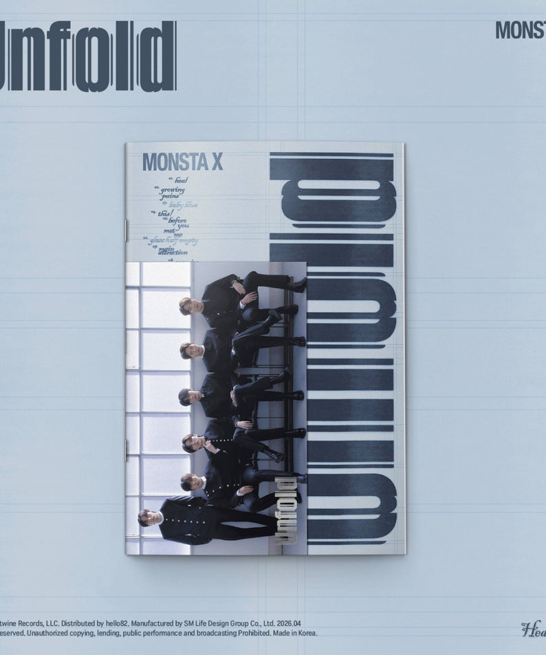 MONSTA X - [Unfold] Standard (Heal Ver.) - Kpop Album | Kool Seoul - Buy Kpop Albums Online