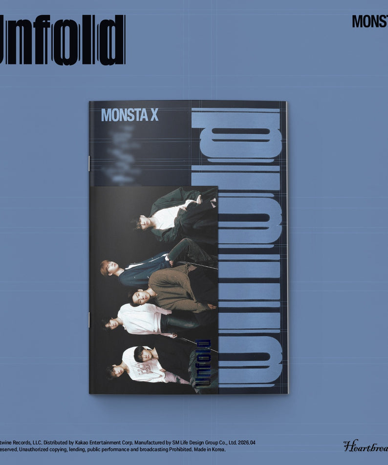 MONSTA X - [Unfold] Standard (Heartbreak Ver.) - Kpop Album | Kool Seoul - Buy Kpop Albums Online