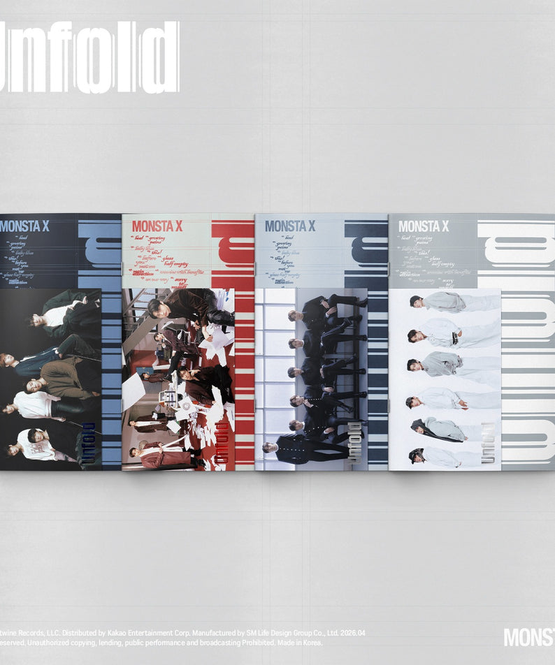 MONSTA X - [Unfold] Standard (Set Ver.) - Kpop Album | Kool Seoul - Buy Kpop Albums Online