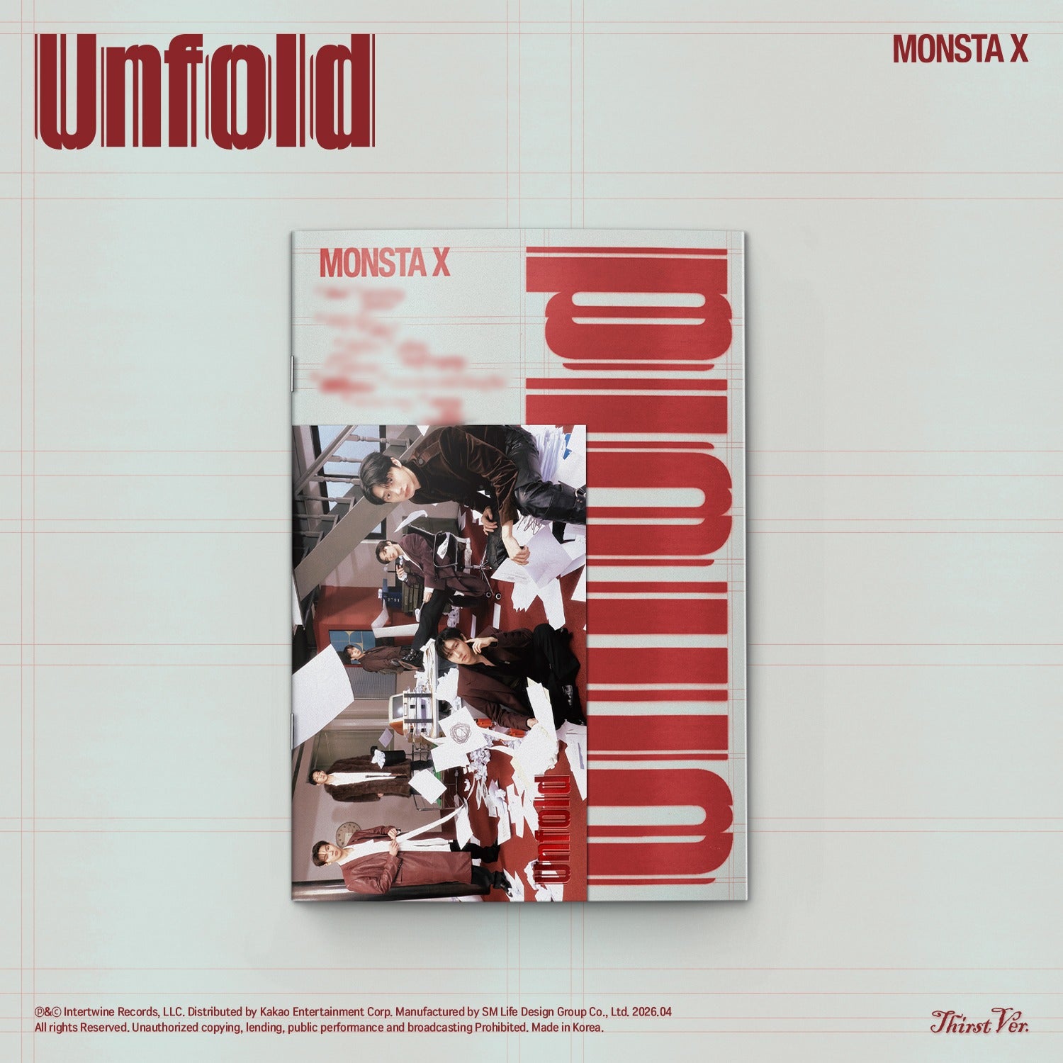 MONSTA X - [Unfold] Standard (Thirst Ver.) - Kpop Album | Kool Seoul - Buy Kpop Albums Online