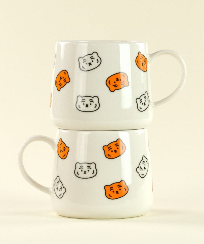 MUZIK TIGER Pattern Mug Cup Set | Kool Seoul