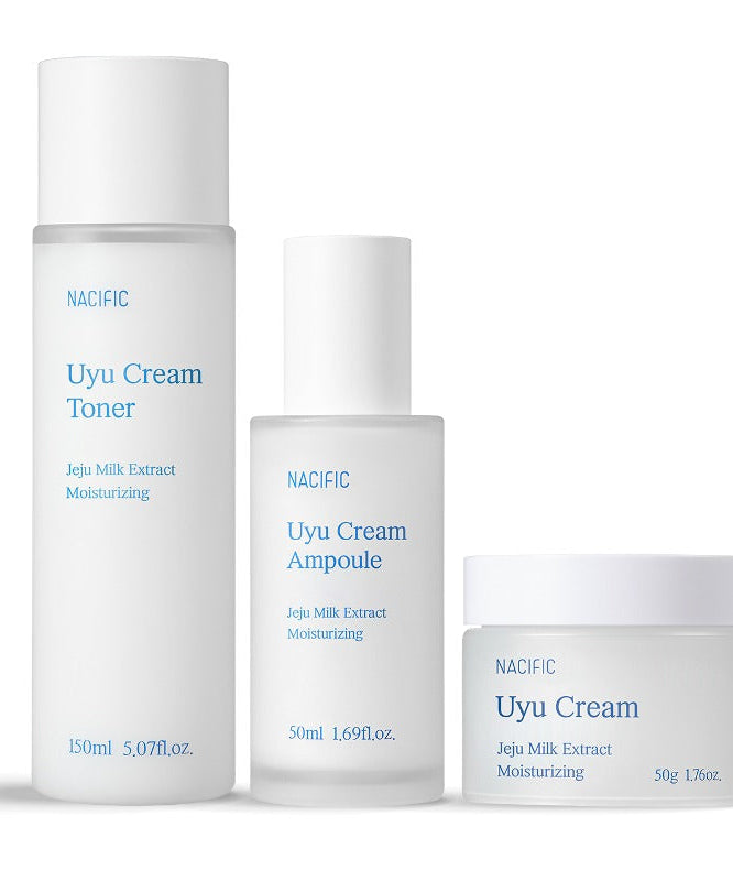 NACIFIC Uyu Cream Set Of 3 (Cream+Ampoule+Toner) | Kool Seoul