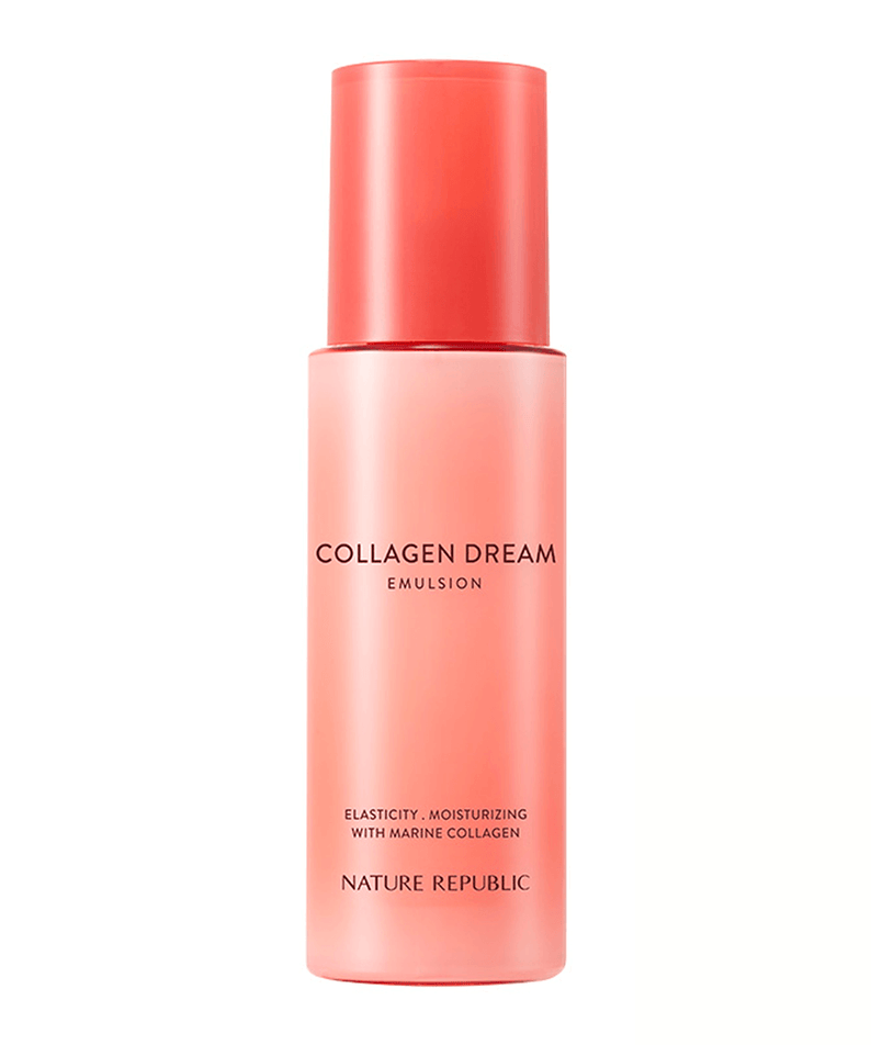 NATURE REPUBLIC Collagen Dream 70 Emulsion 130ml bottle with moisturizing properties