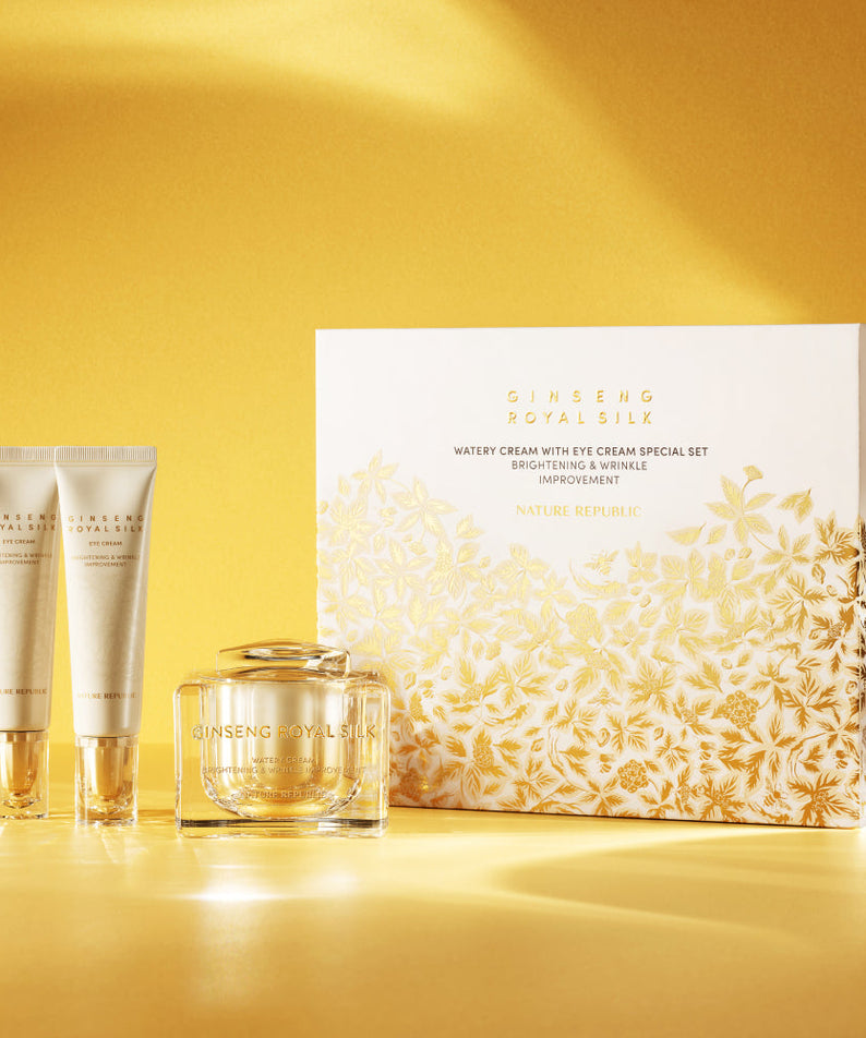 Nature Republic Ginseng Royal Silk Watery Cream With Eye Cream Special Set (Cream & Eye Cream X2)