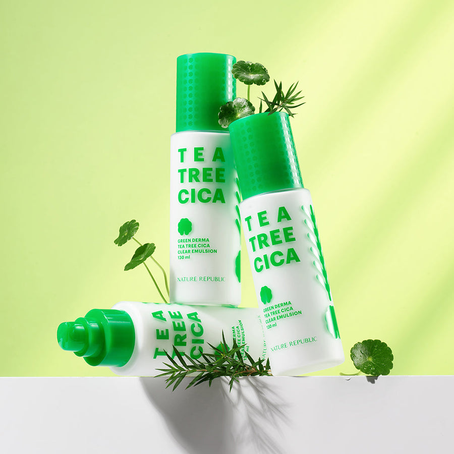 ネイチャーリパブリック グリーンダーマティーツリーシカクリアエマルジョン 130ml
