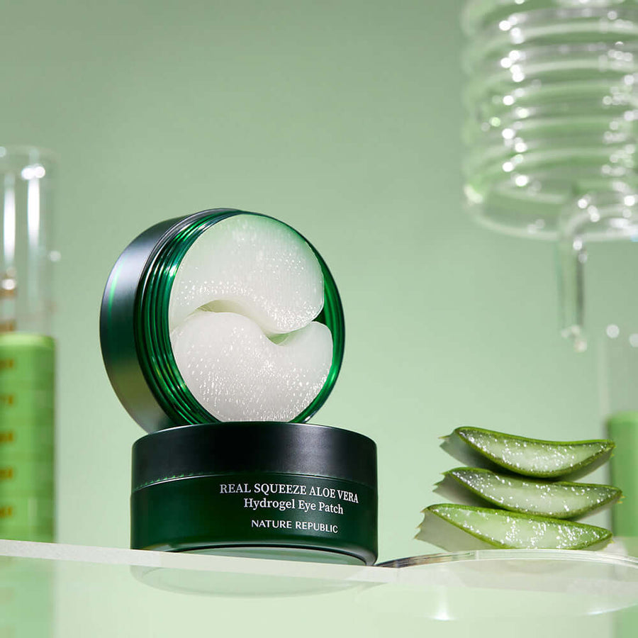 Nature Republic Real Sueeze Aloe Vera Hydrogel Eye Patchh 60sheets