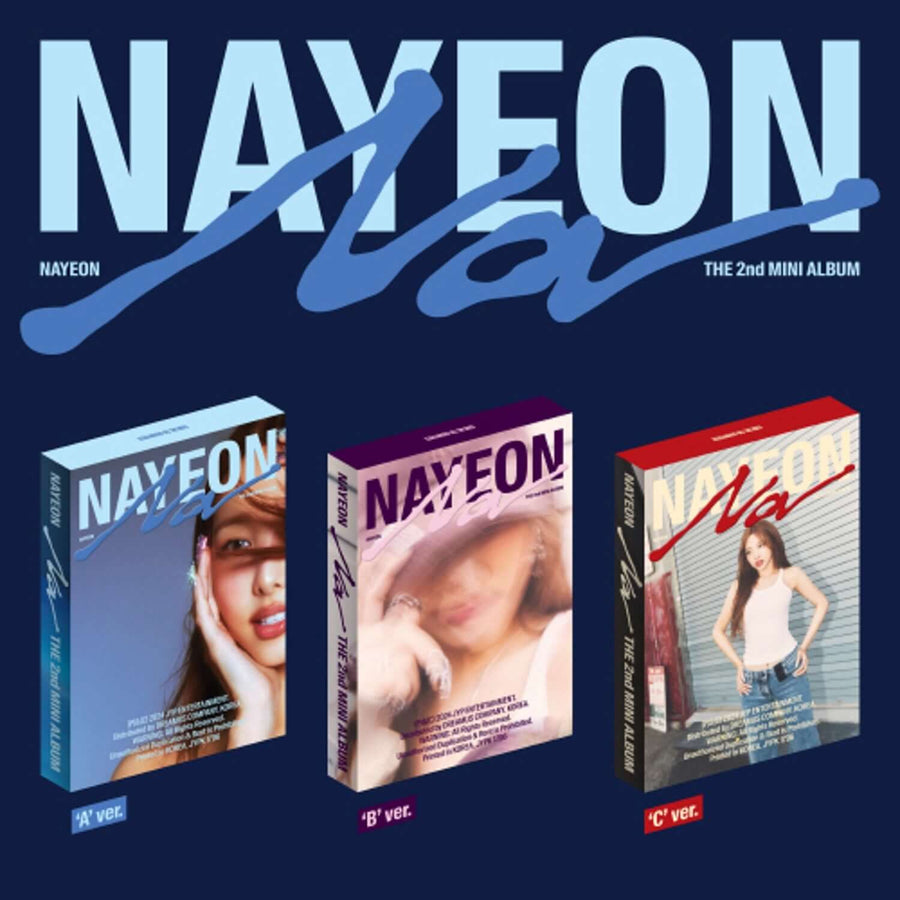 Nayeon - 2nd Album [Na] (A Ver./B Ver./C Ver.)(Set Of 3) - Kpop Album