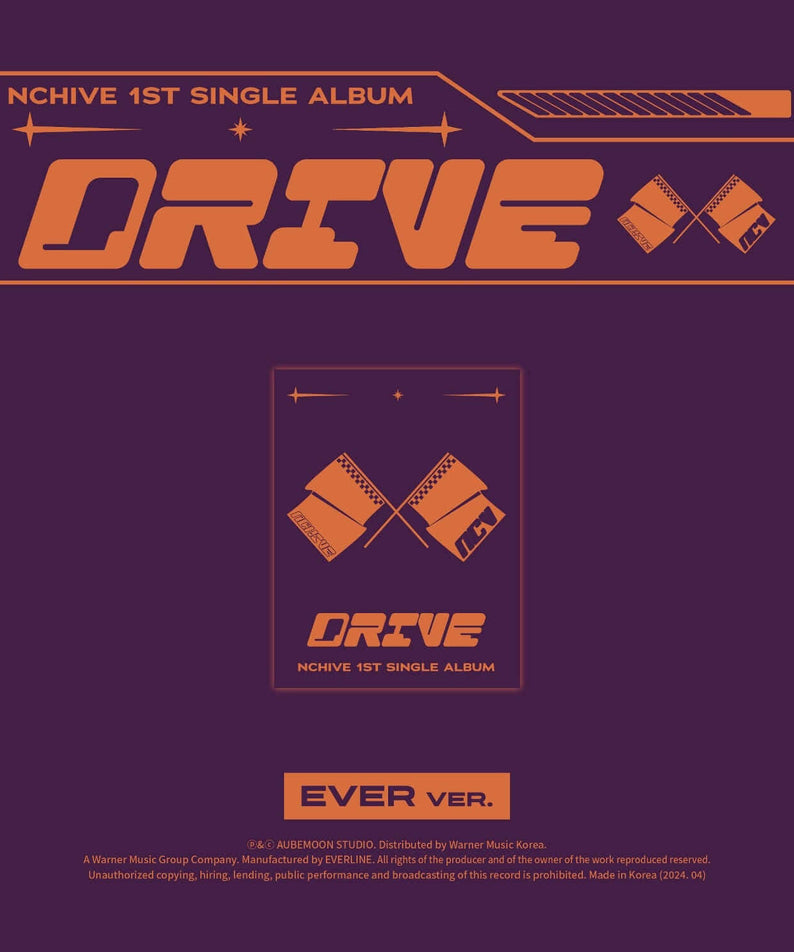NCHIVE - 1st Single Album [Drive] (EVER MUSIC ALBUM Ver.) -  | Kool Seoul - Buy Kpop Albums Online