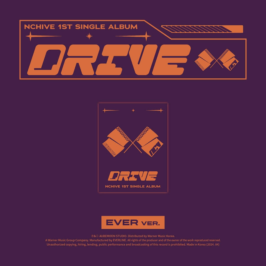 Nchive - 1st Single Album [Drive] (Ever Music Album Ver.) - Kpop Album