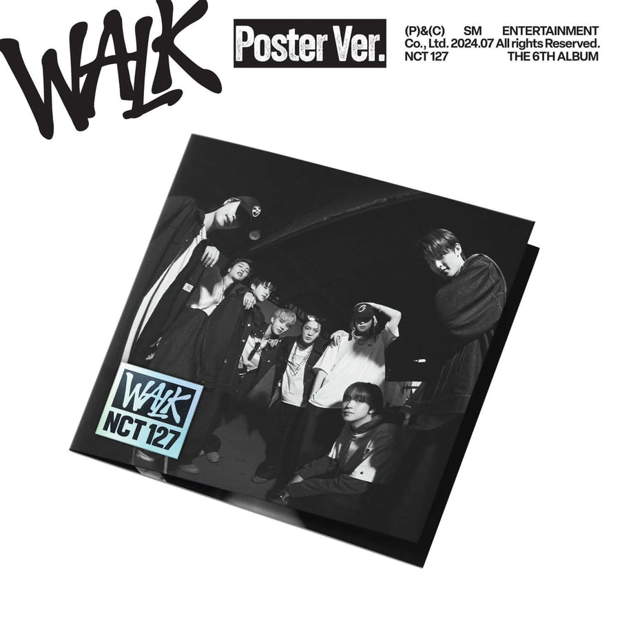 NCT 127 - 6th Album [Walk] (Poster Ver.) - Kpop Album
