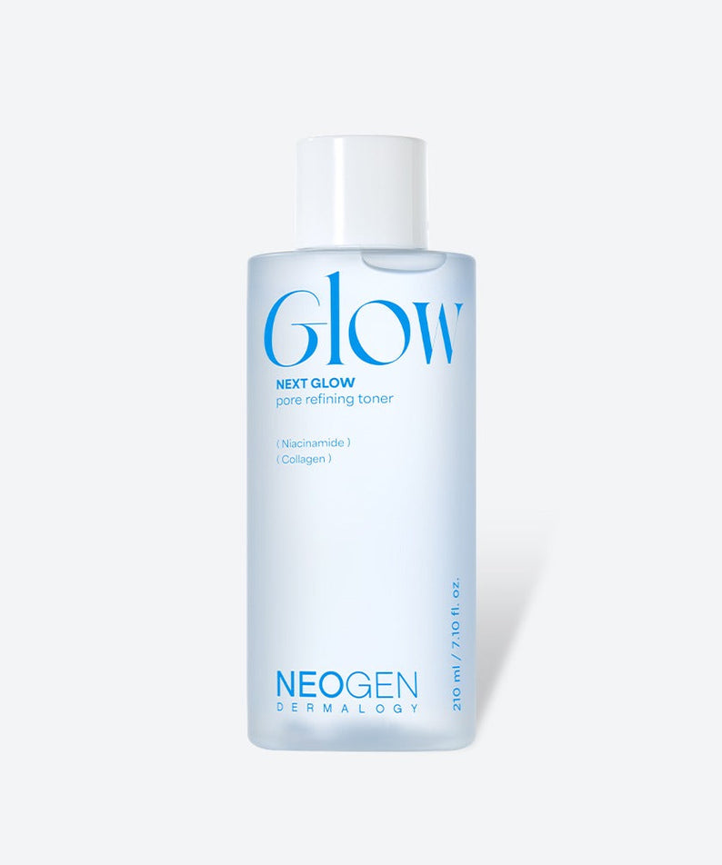 Image of NEOGEN Next Glow Pore Refining Toner 210ml bottle with blue and white label.