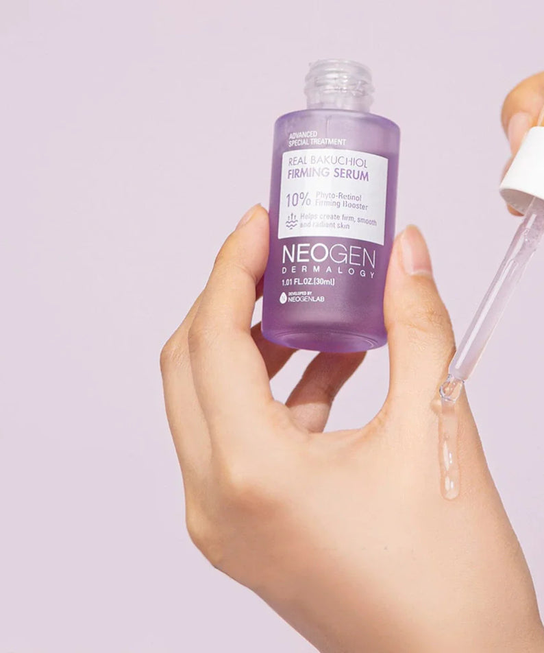 NEOGEN Real Bakuchiol Firming Serum 30ml bottle with dropper