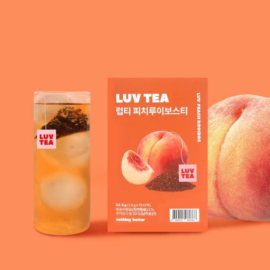 NOTHING BETTER Luv Tea Peach Rooibos (x15) | Kool Seoul