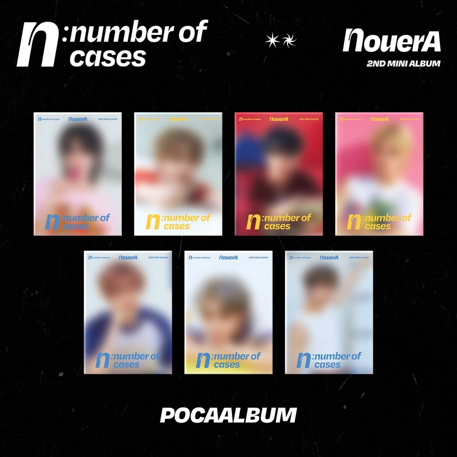 NOUERA - 2nd Album [n: number of cases] (POCA) (Set of 7) -  | Kool Seoul - Buy Kpop Albums Online
