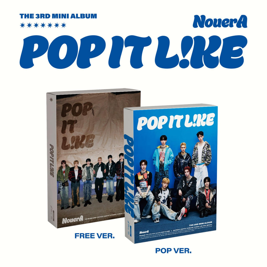 Nouera - 3rd Album [Pop It Like] (Pop Ver. / Free Ver.) (Random 1 Of 2) - Kpop Album